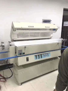 1200度三温区大管径转动管式炉在安徽工业大学